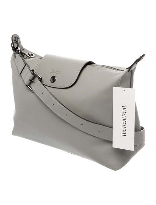 Longchamp Leather Messenger Bag