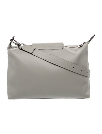 Longchamp Leather Messenger Bag