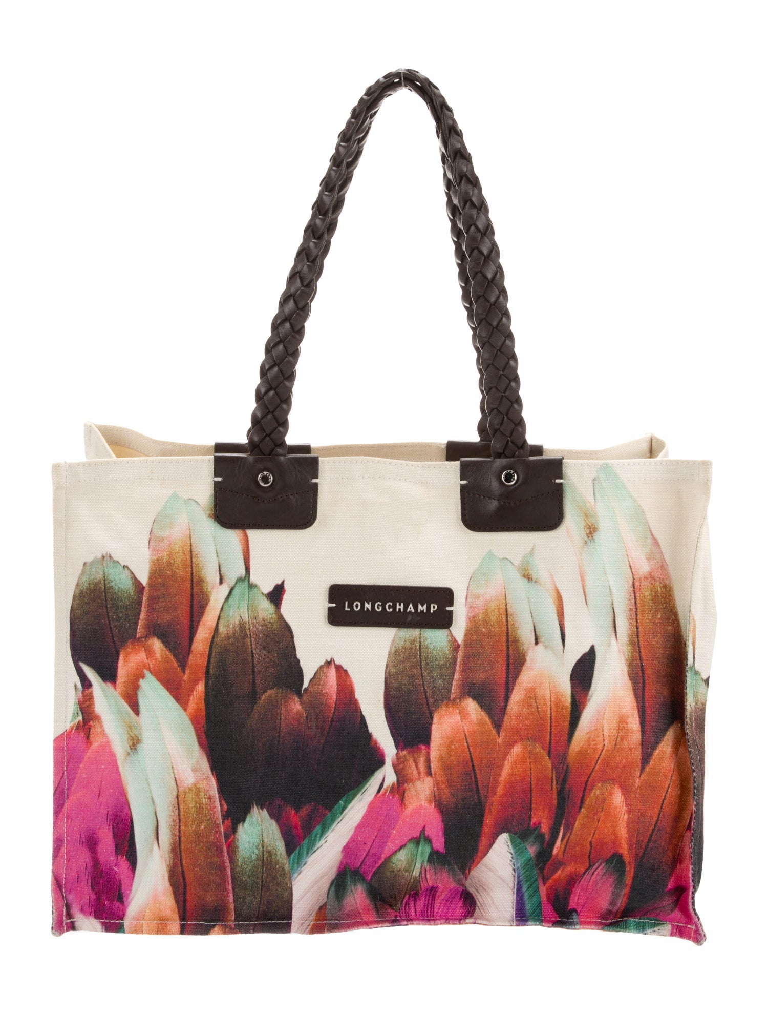 Longchamp Canvas Shoulder Bag