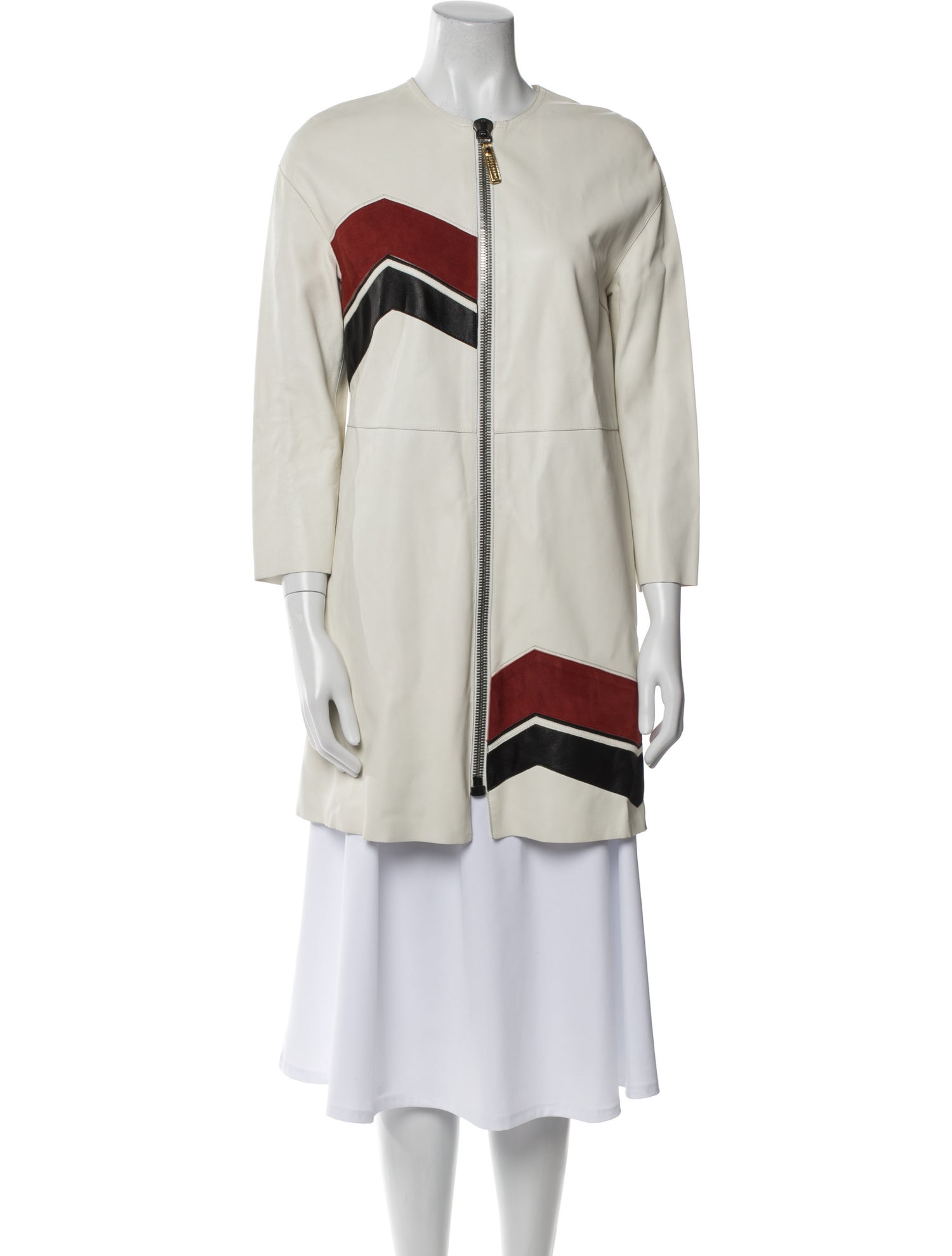 Longchamp Silk Striped Jacket