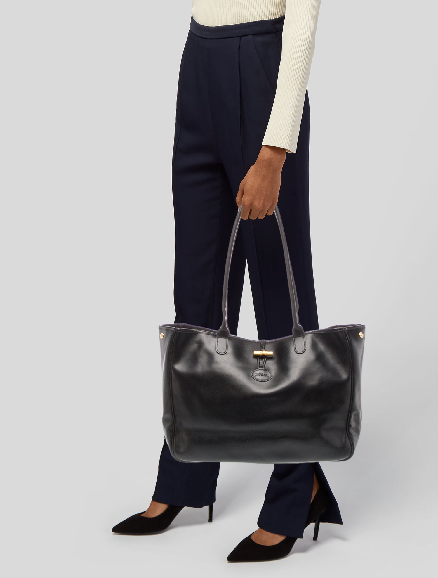 Longchamp Leather Tote
