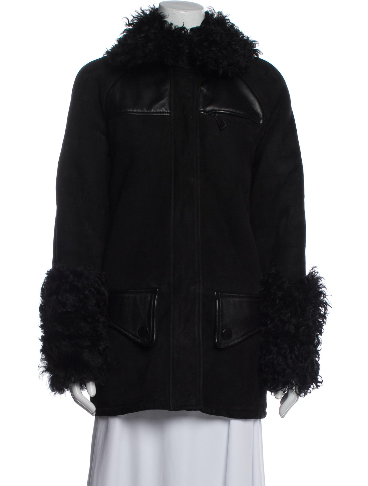 Longchamp Shearling Fur Jacket