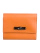 Longchamp Leather Compact Wallet