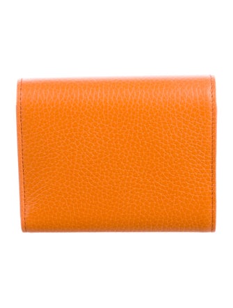 Longchamp Leather Compact Wallet