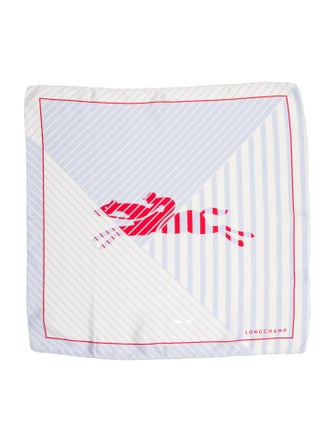 Longchamp Silk Printed Bandana