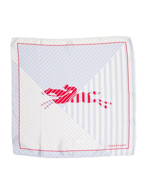 Longchamp Silk Printed Bandana