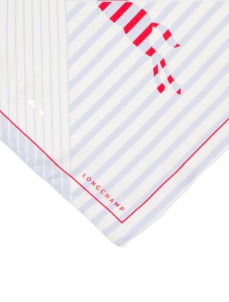 Longchamp Silk Printed Bandana
