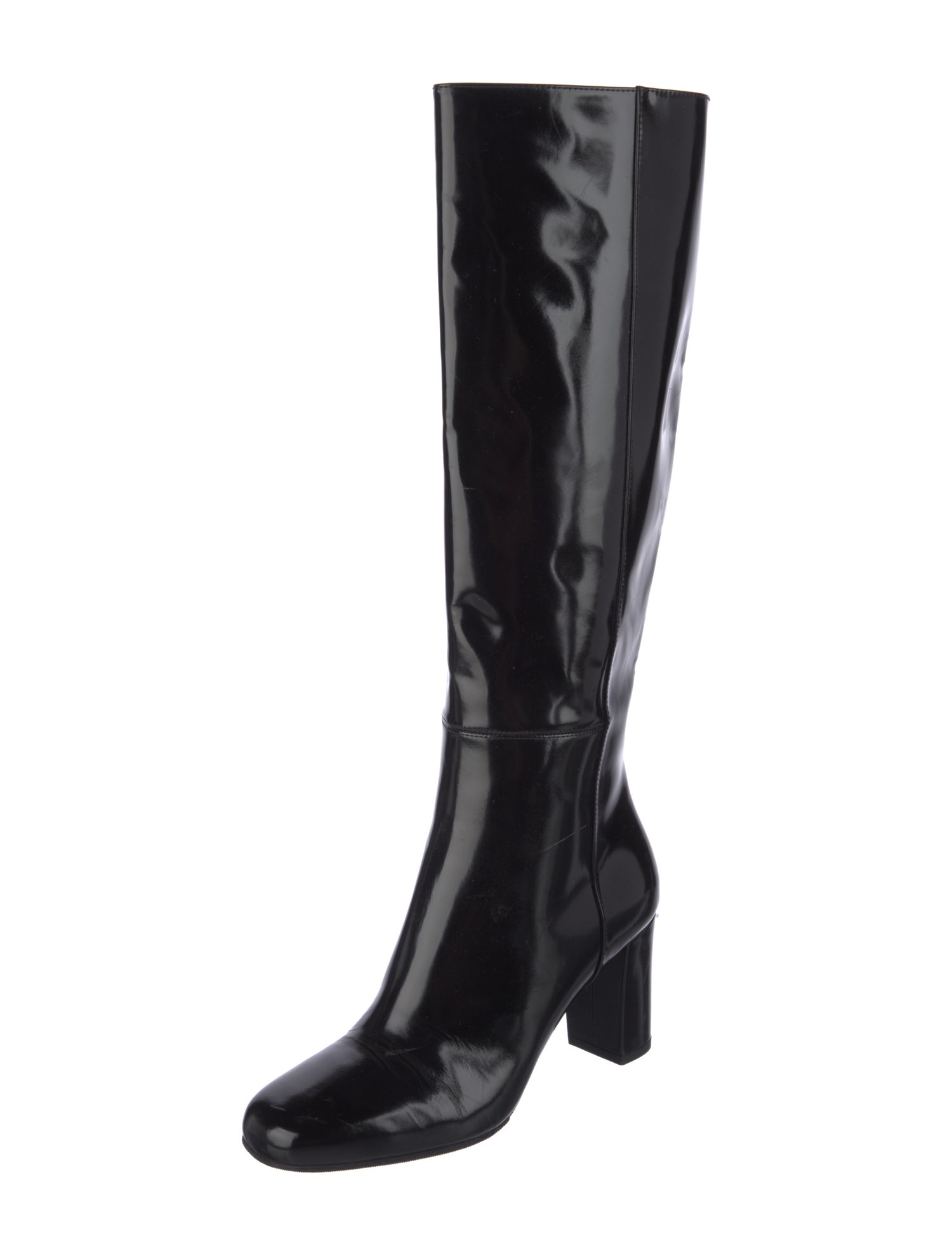 Longchamp Patent Leather Boots