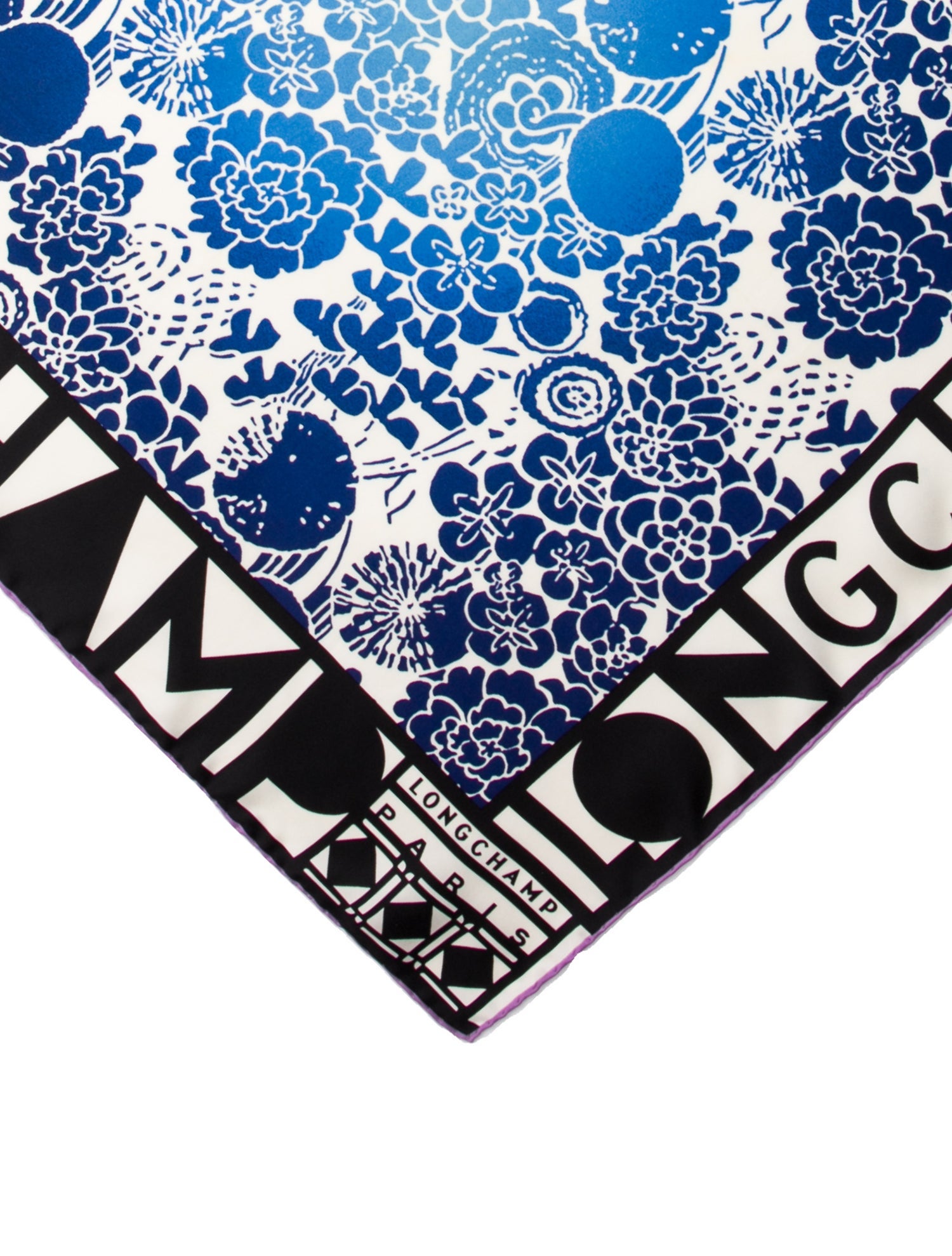 Longchamp Silk Printed Scarf