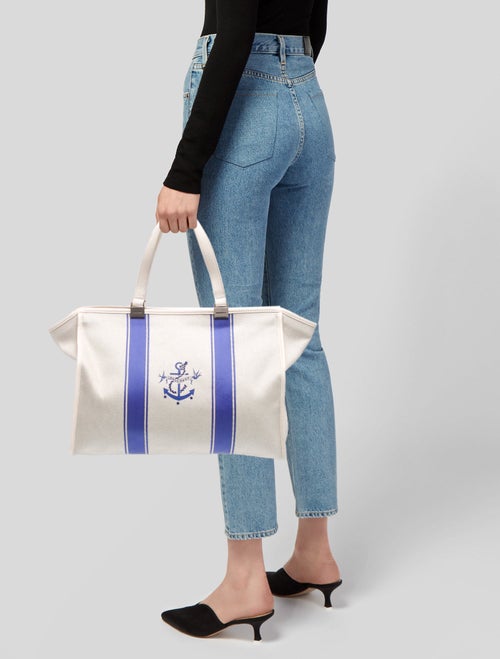 Longchamp Canvas Weekender Bag