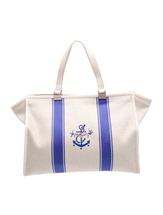 Longchamp Canvas Weekender Bag