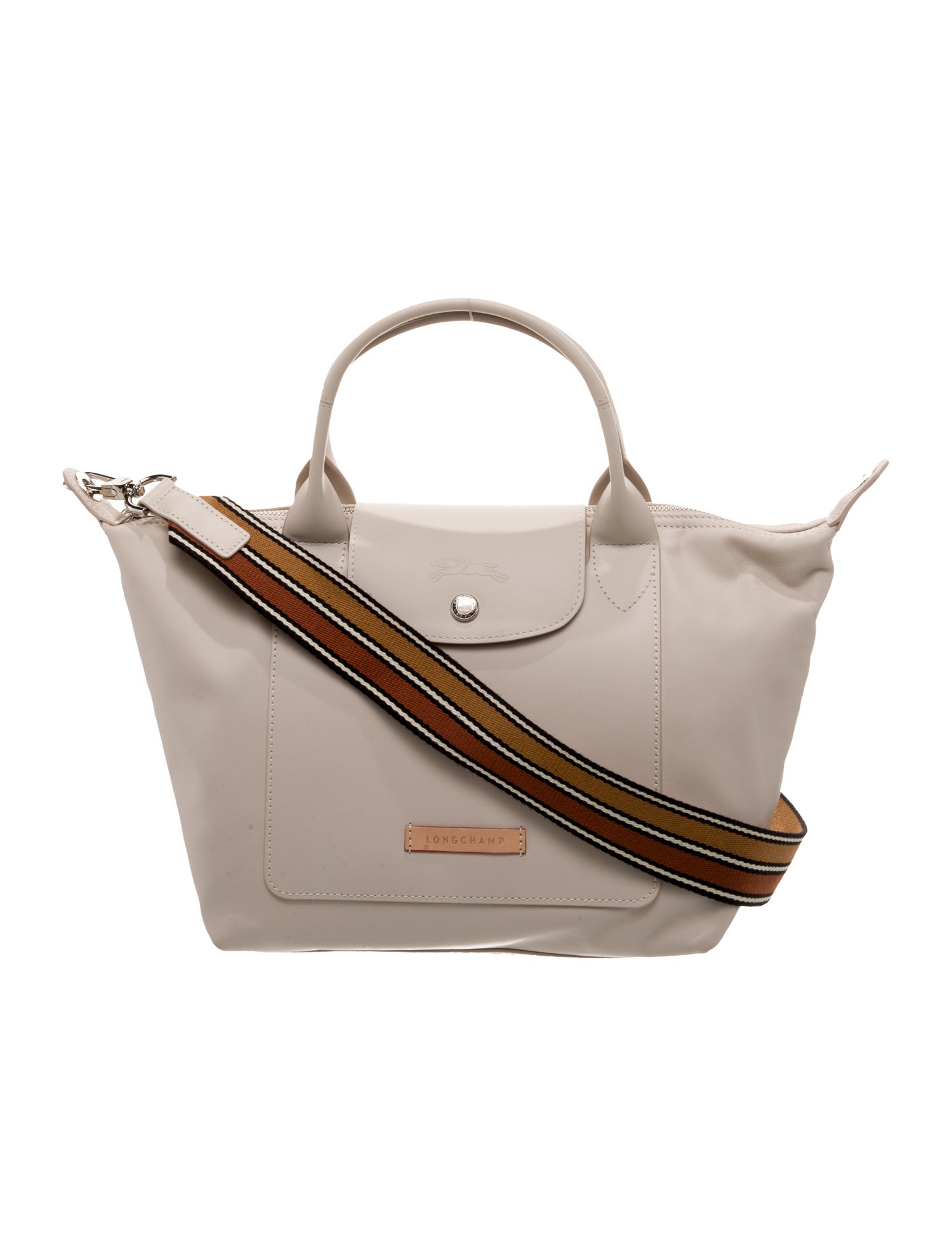 Longchamp Leather Top Handle Bag