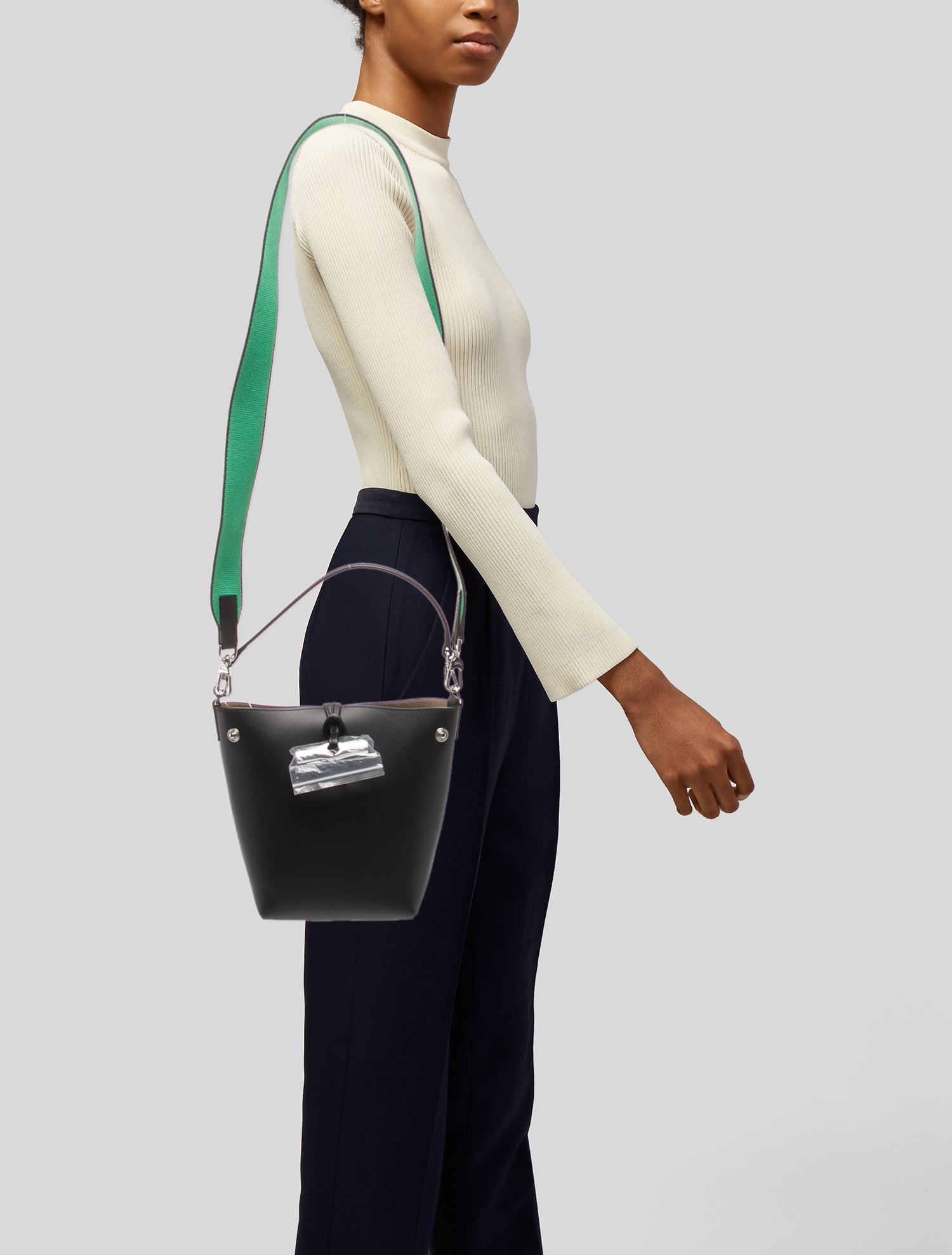 Longchamp Leather Top Handle Bag w/ Tags