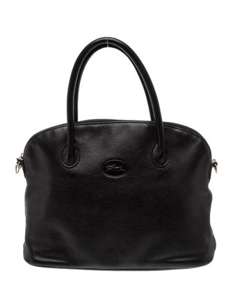 Longchamp Leather Top Handle Bag