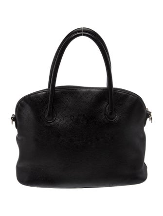 Longchamp Leather Top Handle Bag