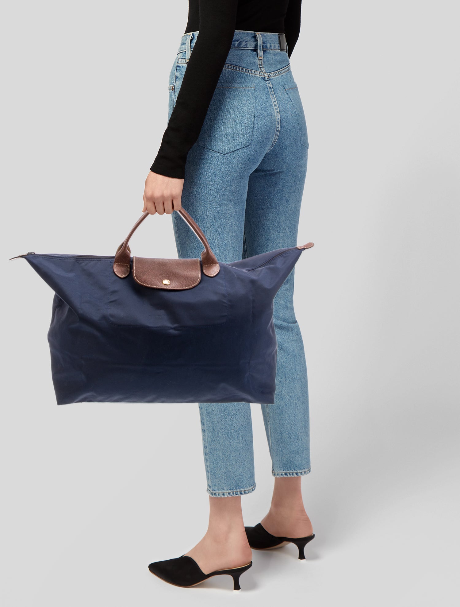 Longchamp Nylon Weekender Bag
