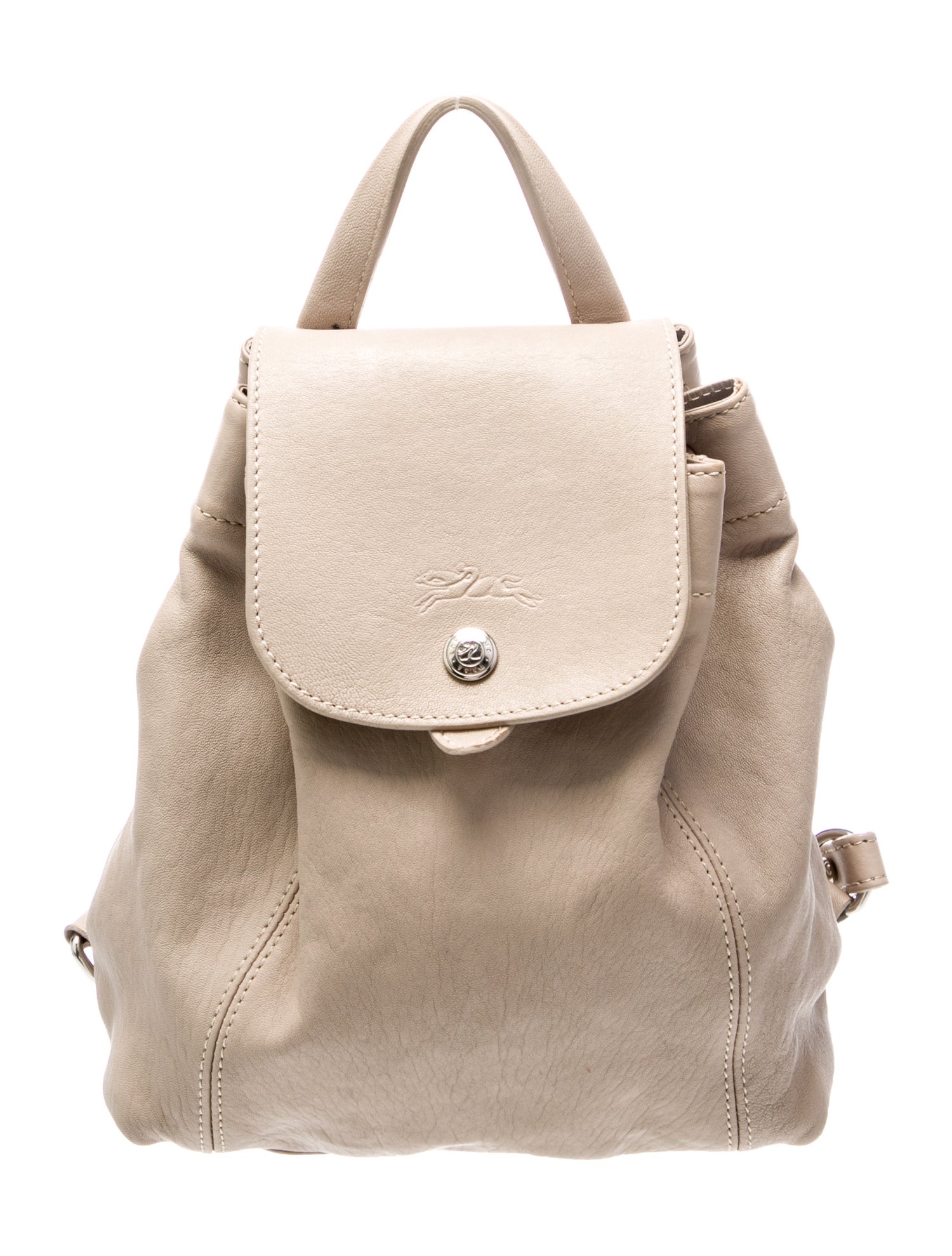 Longchamp Leather Backpack