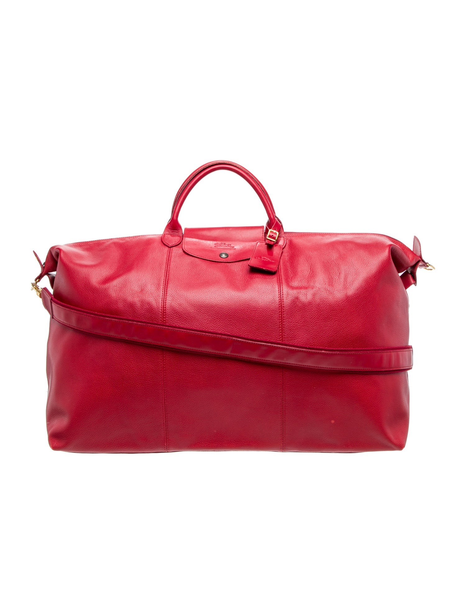 Longchamp Leather Le Pliage Cuir Vintage
