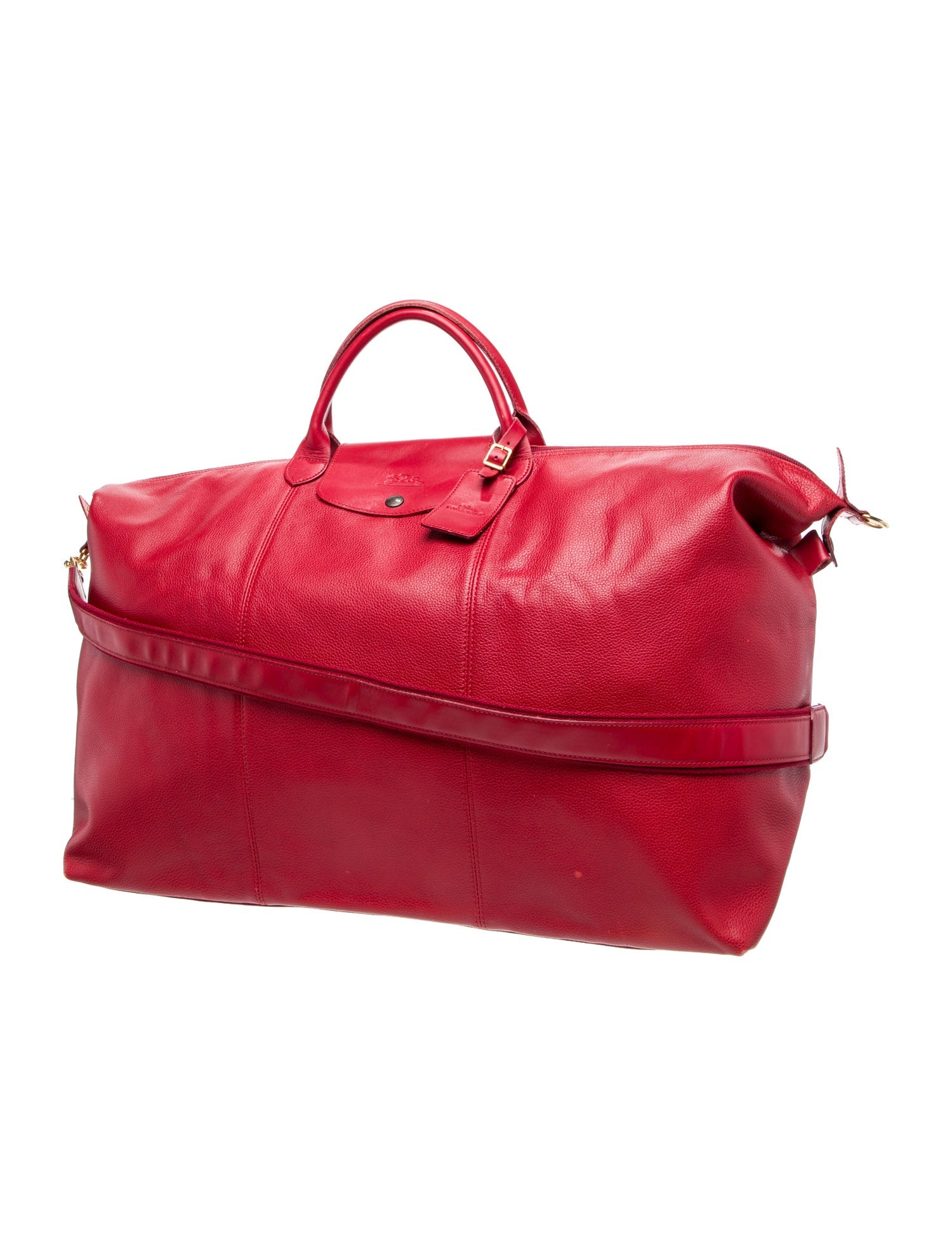 Longchamp Leather Le Pliage Cuir Vintage