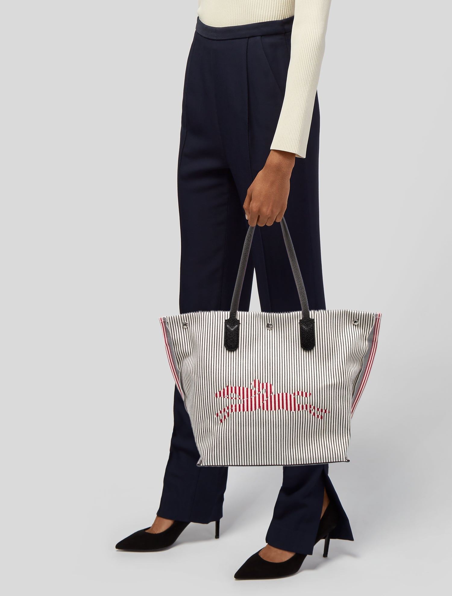 Longchamp Canvas Tote