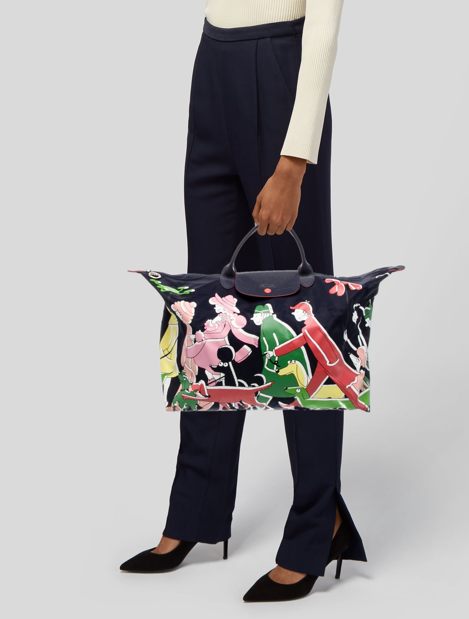 Longchamp x Clo'e Floirat Nylon Le Pliage