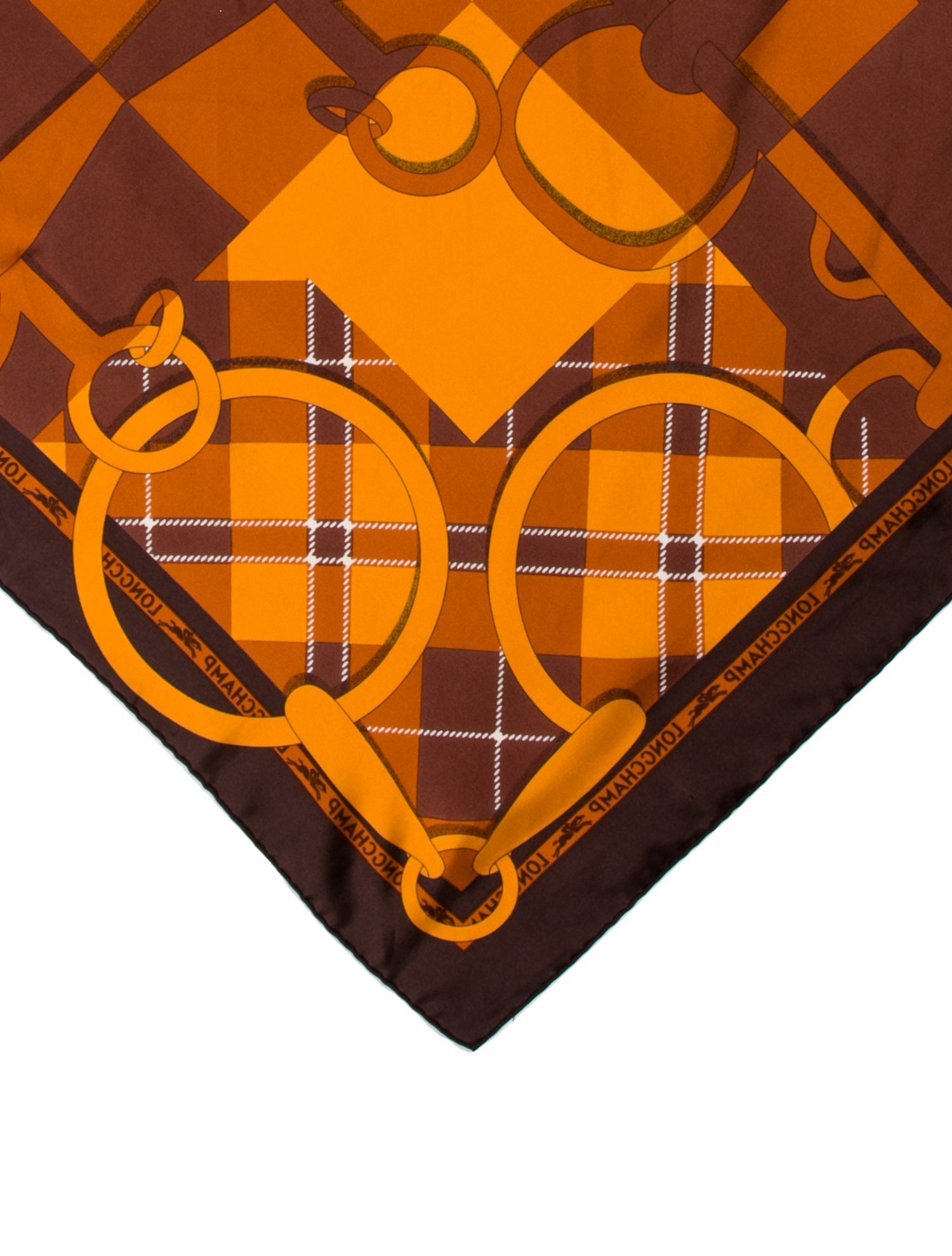 Longchamp Yachting Silk Scarf