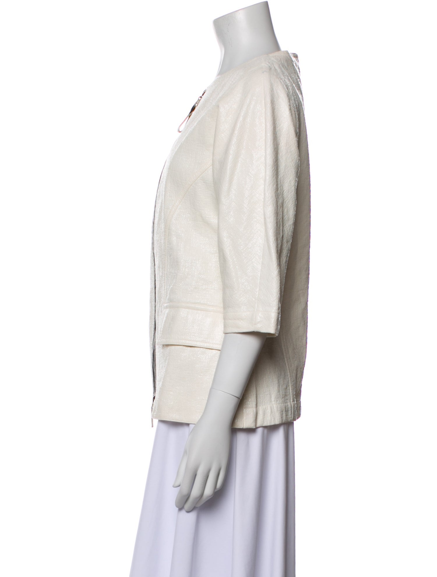 Longchamp Linen Evening Jacket