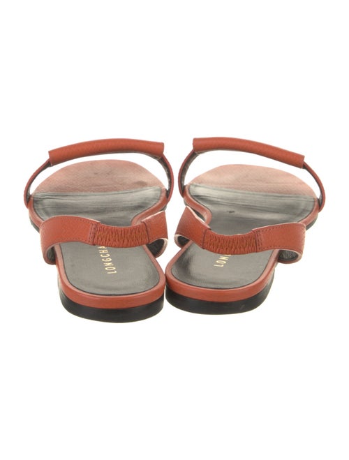 Longchamp Leather Slingback Sandals