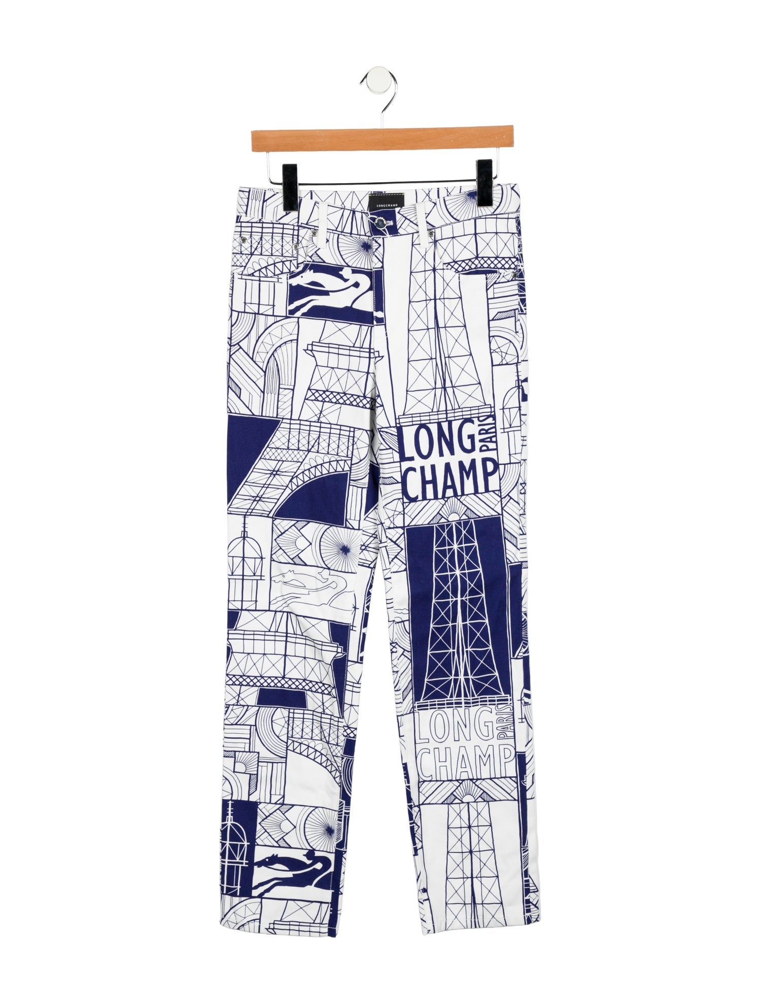 Longchamp Mid-Rise Straight Leg Jeans w/ Tags