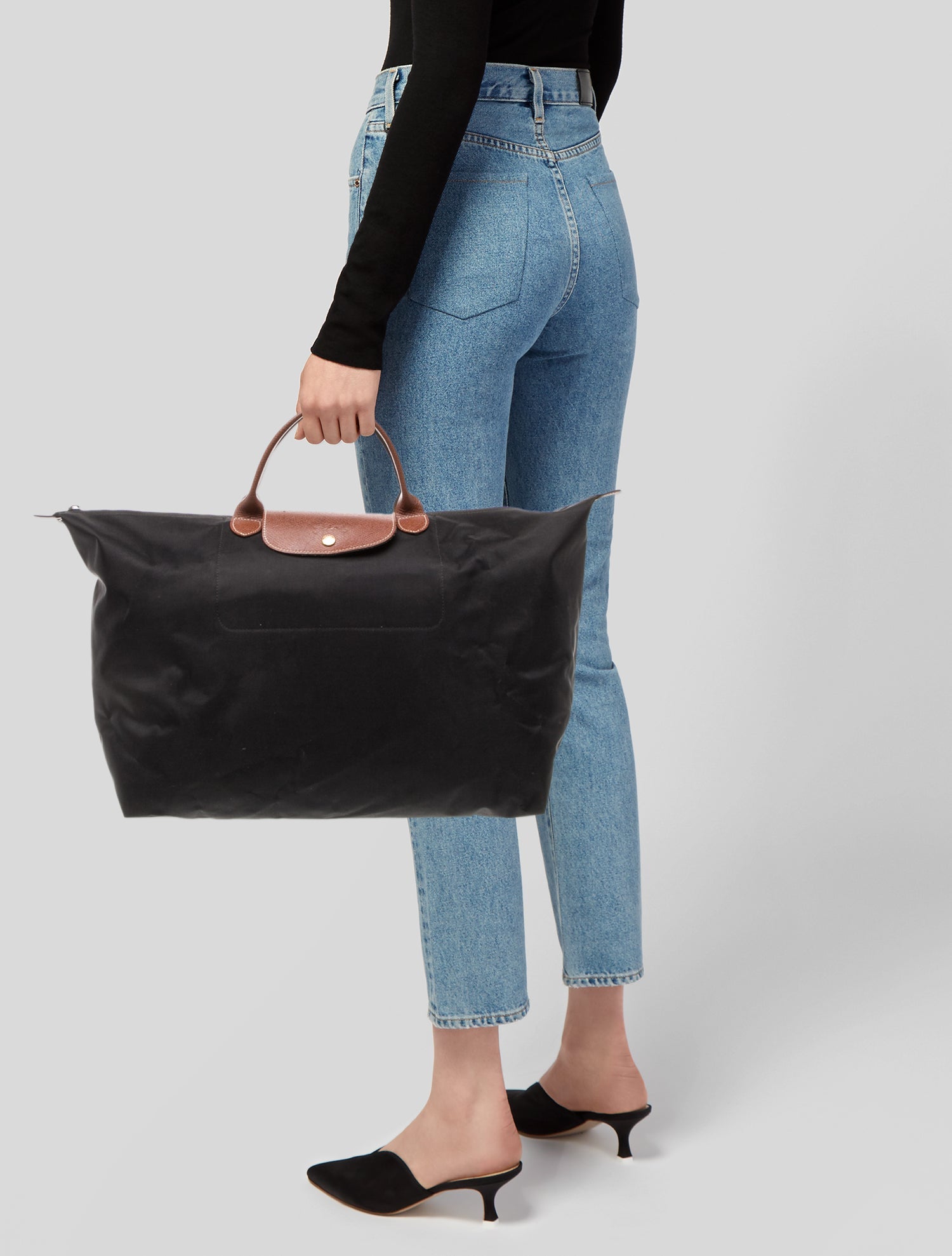 Longchamp Nylon Weekender Bag