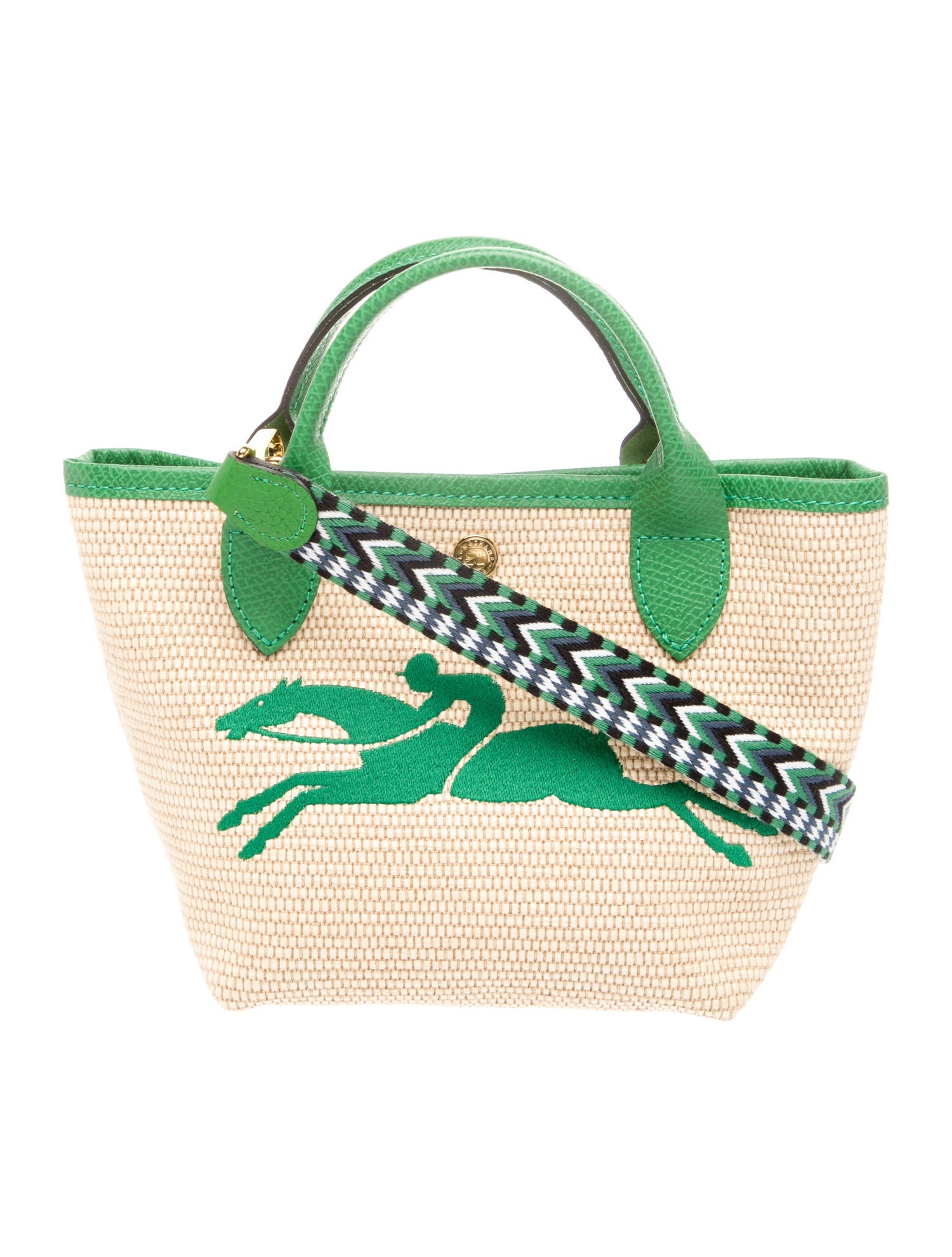 Longchamp Raffia Shoulder Bag