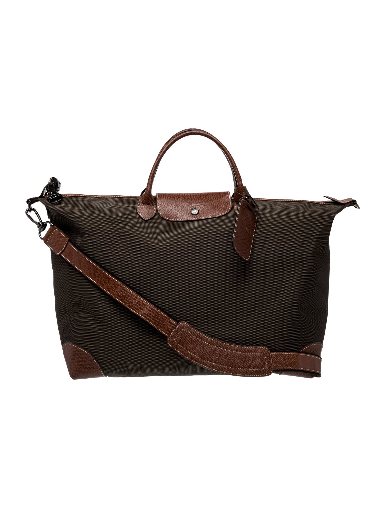 Longchamp Canvas Weekender Bag Large