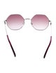 Longchamp Round Gradient Sunglasses