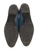 Longchamp Leather Colorblock Pattern Loafers