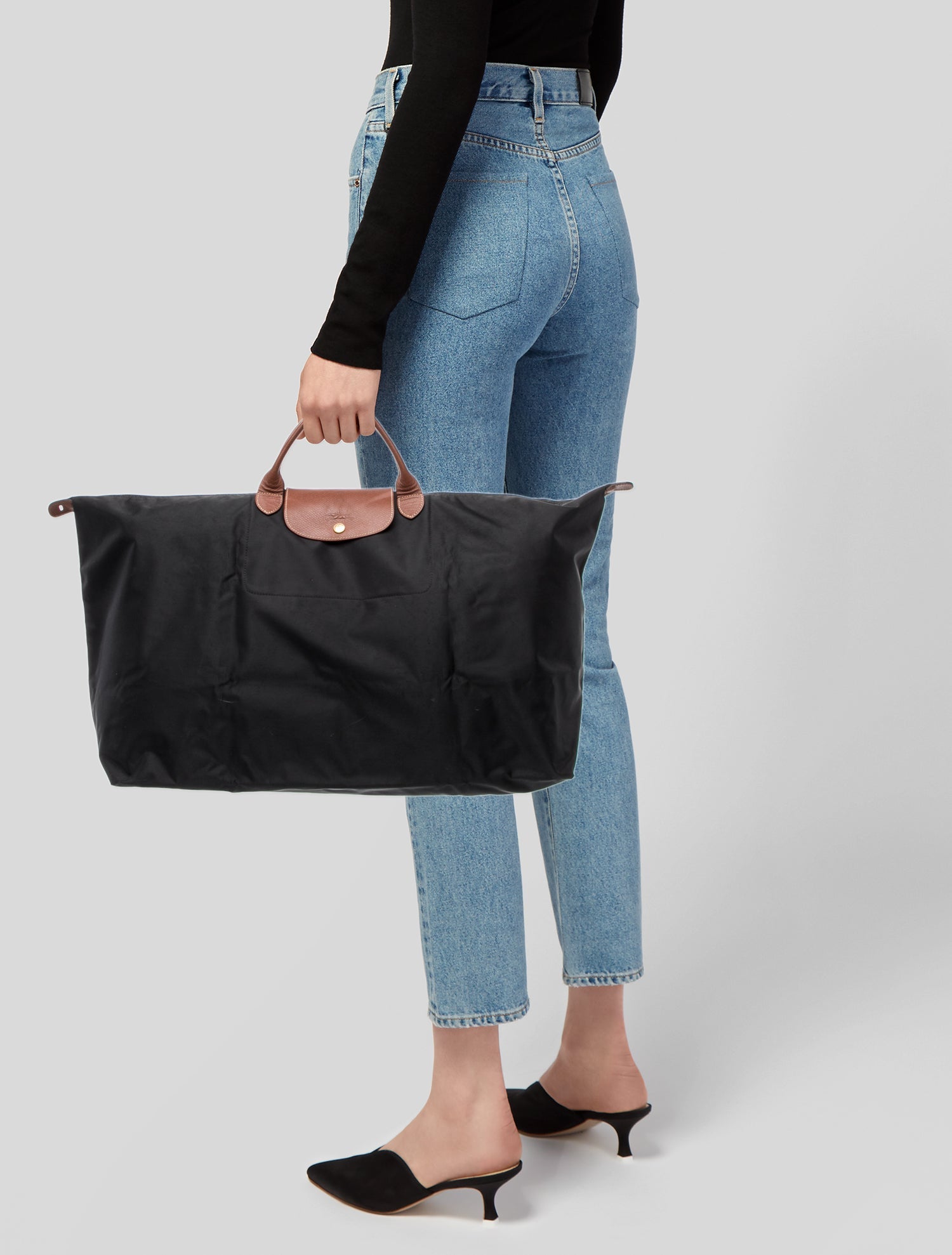 Longchamp Nylon Weekender Bag