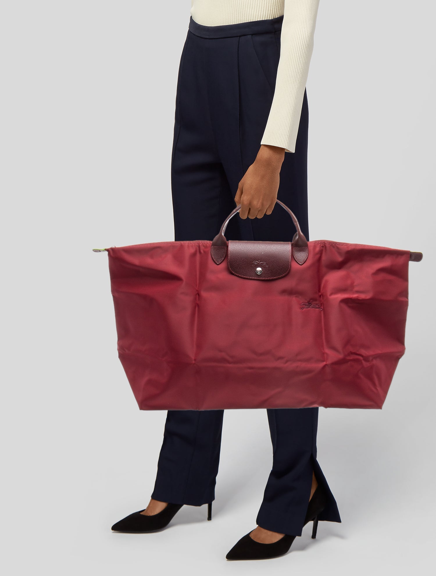 Longchamp Nylon Weekender Bag
