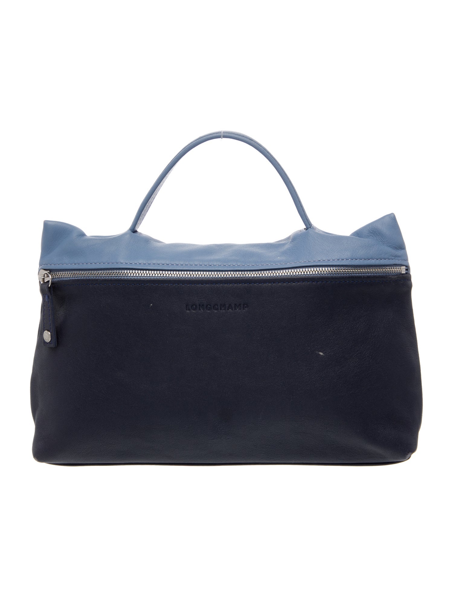 Longchamp Leather Top Handle Bag