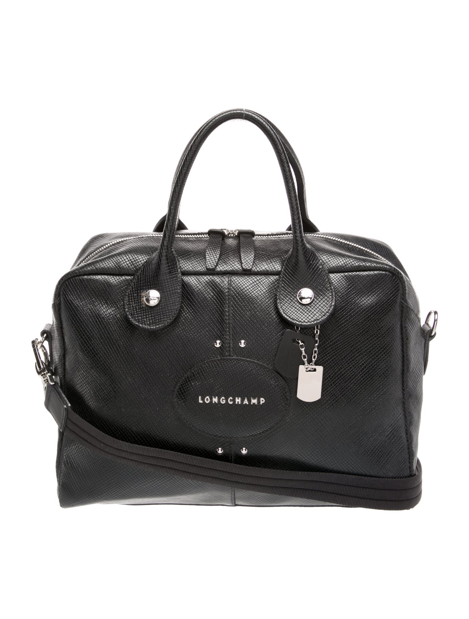 Longchamp Leather Top Handle Bag