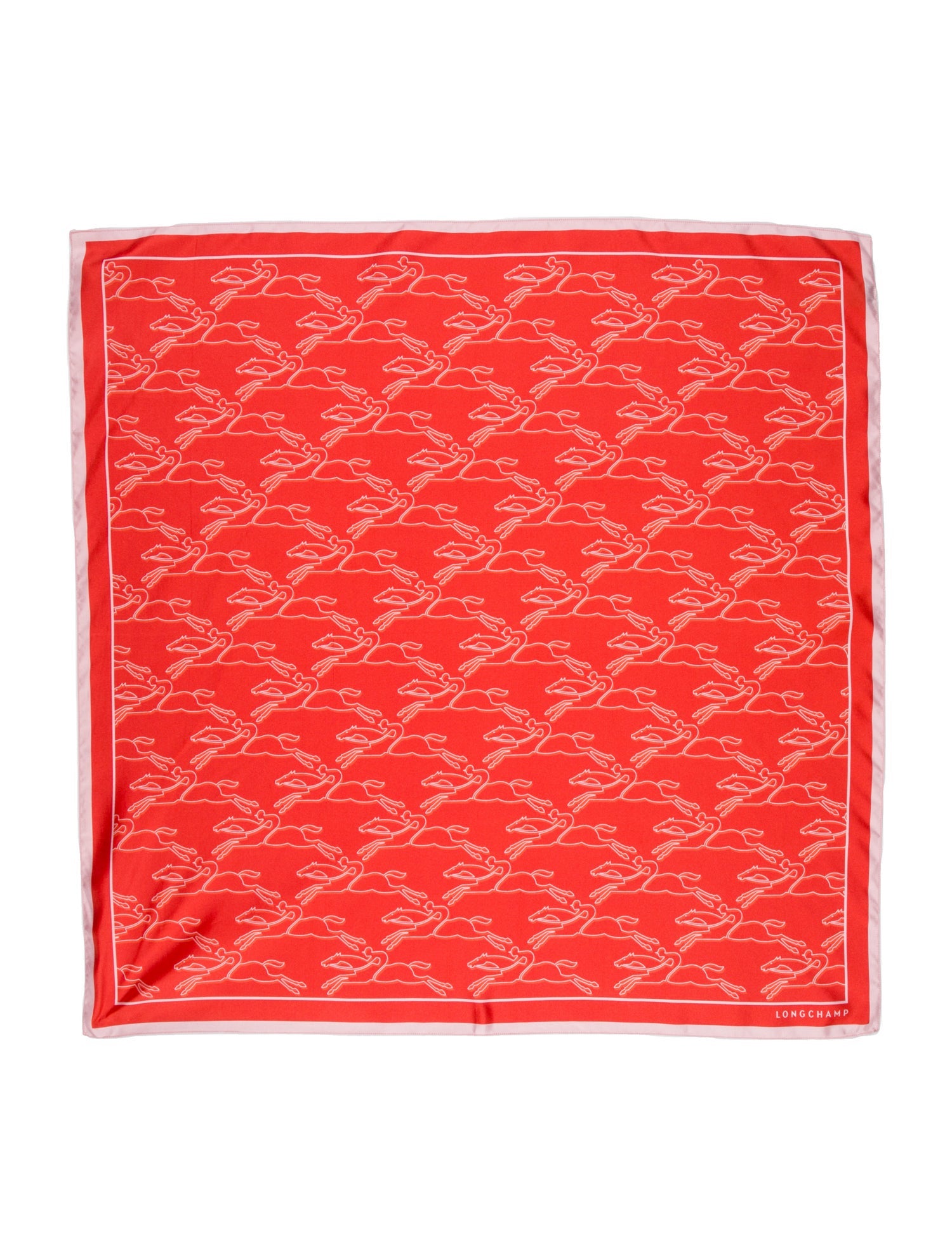 Longchamp Silk Iridescent Silk Scarf