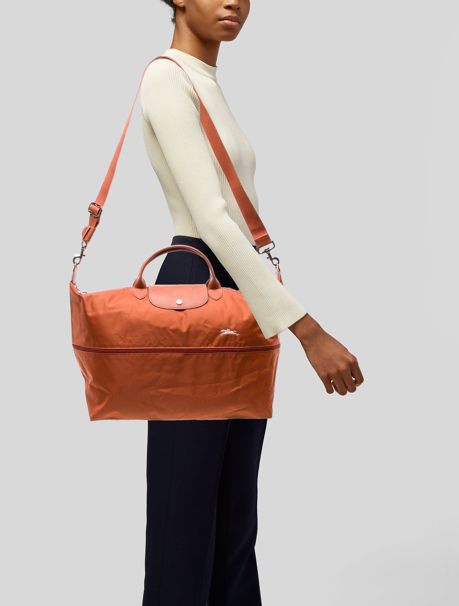 Longchamp Nylon Expandable Travel Bag