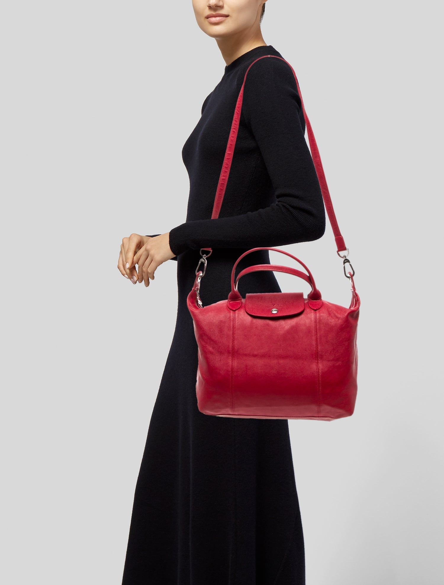 Longchamp Leather Crossbody Bag