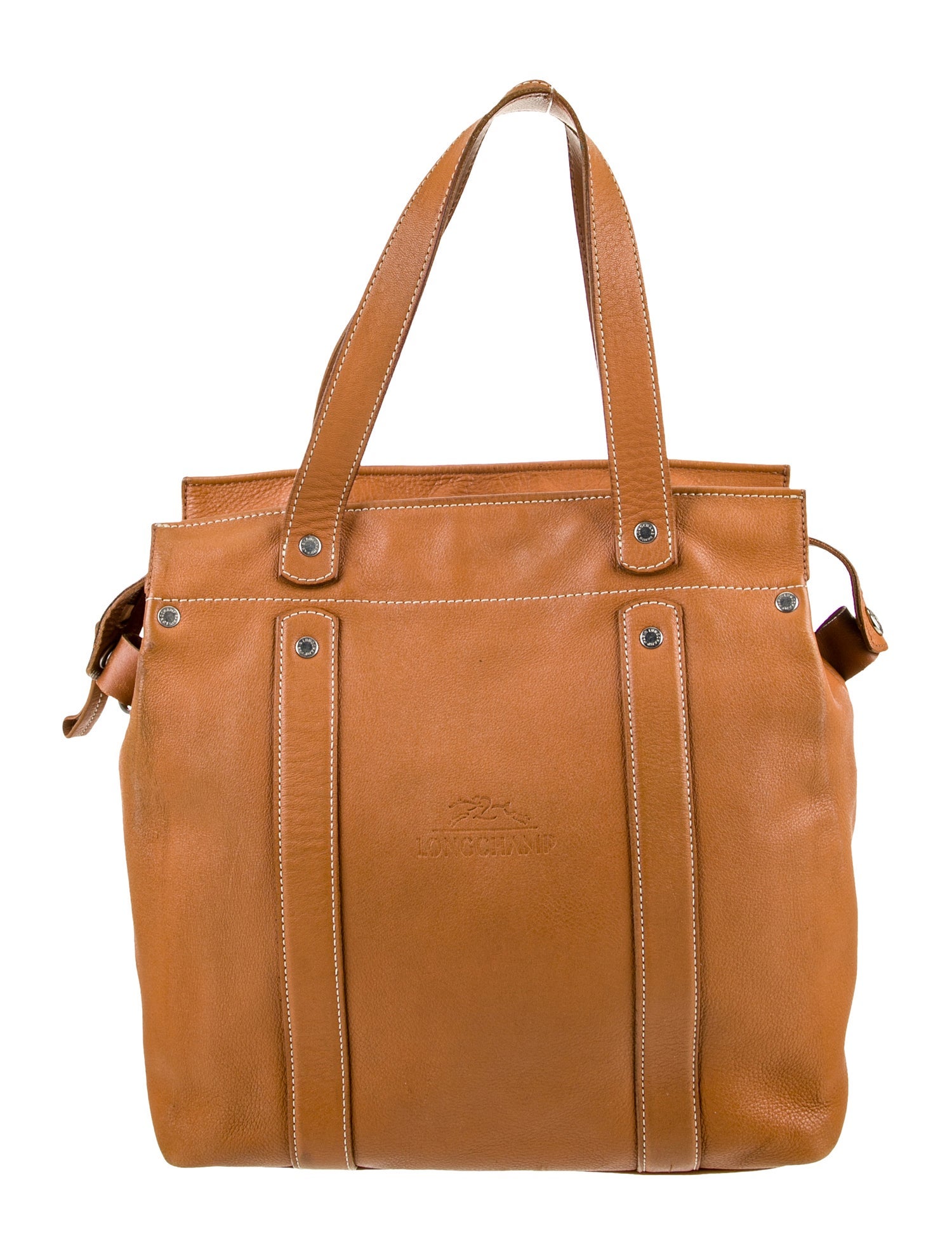 Longchamp Leather Top Handle Bag