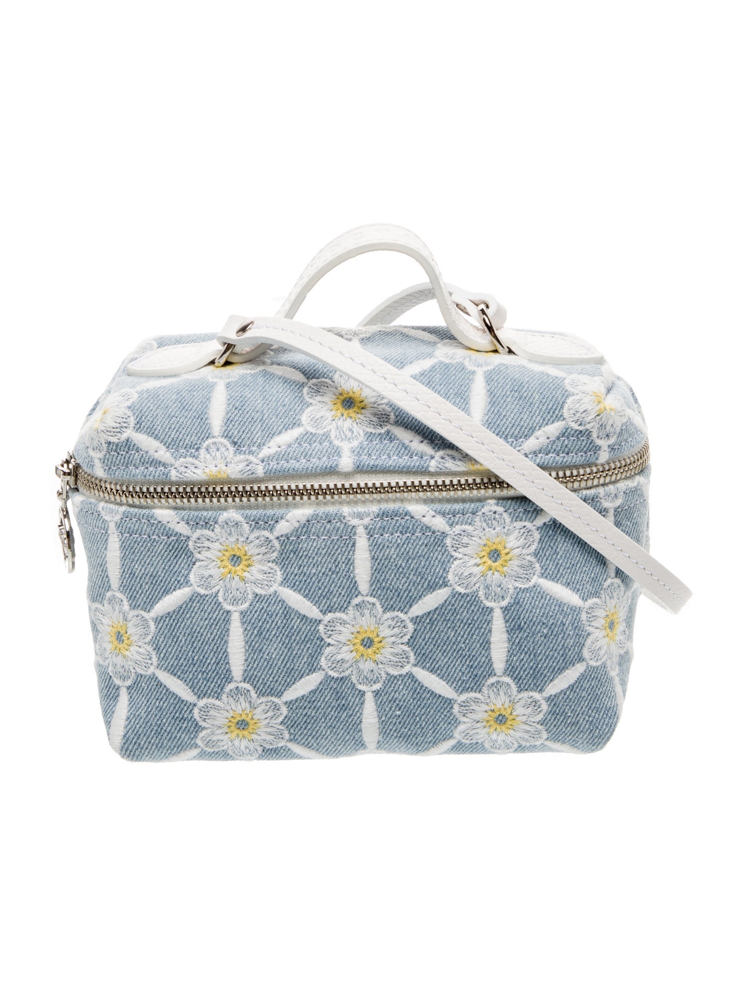 Longchamp Denim Top Handle Bag