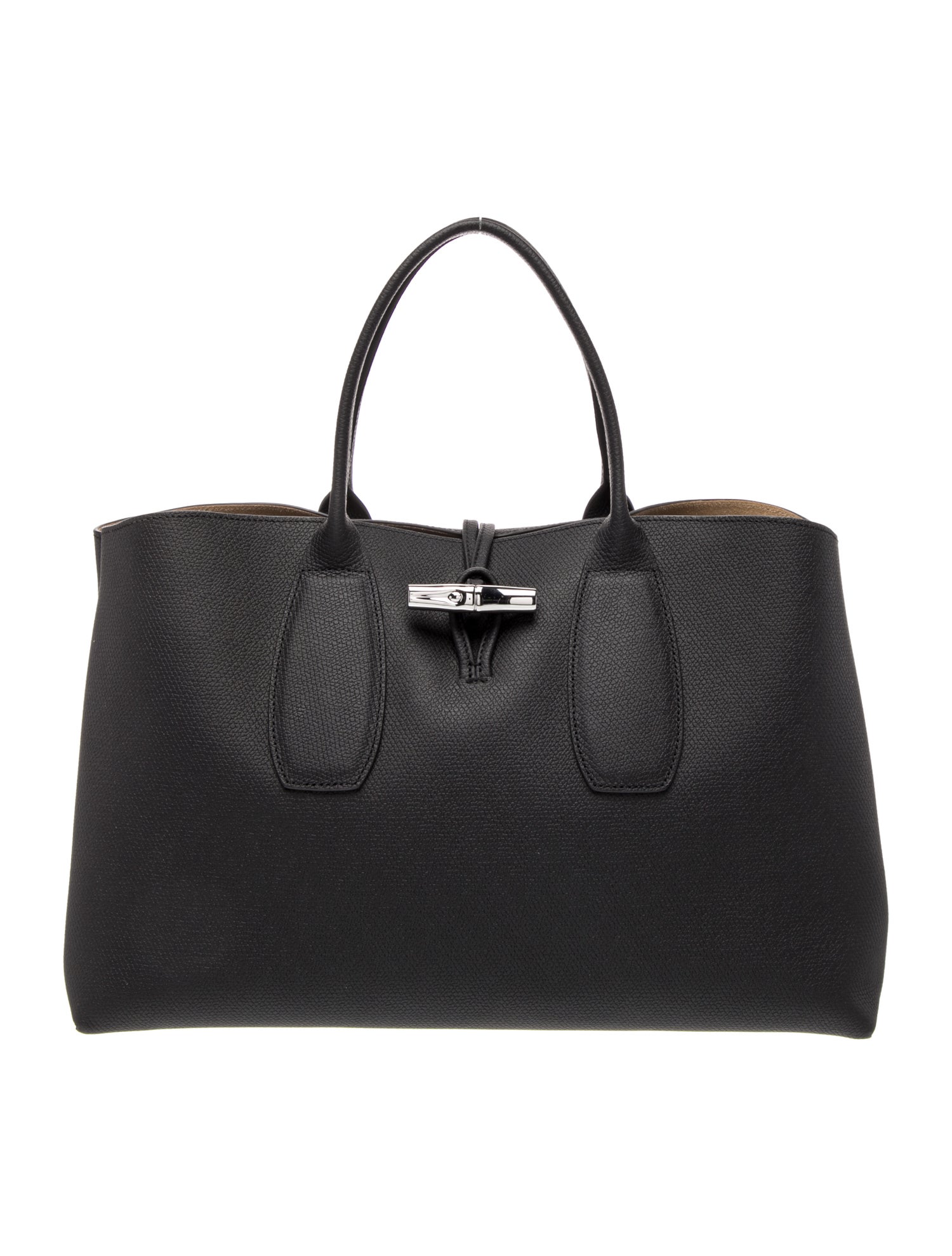 Longchamp Leather Weekender Bag