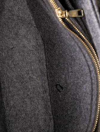 Longchamp Leather Weekender Bag