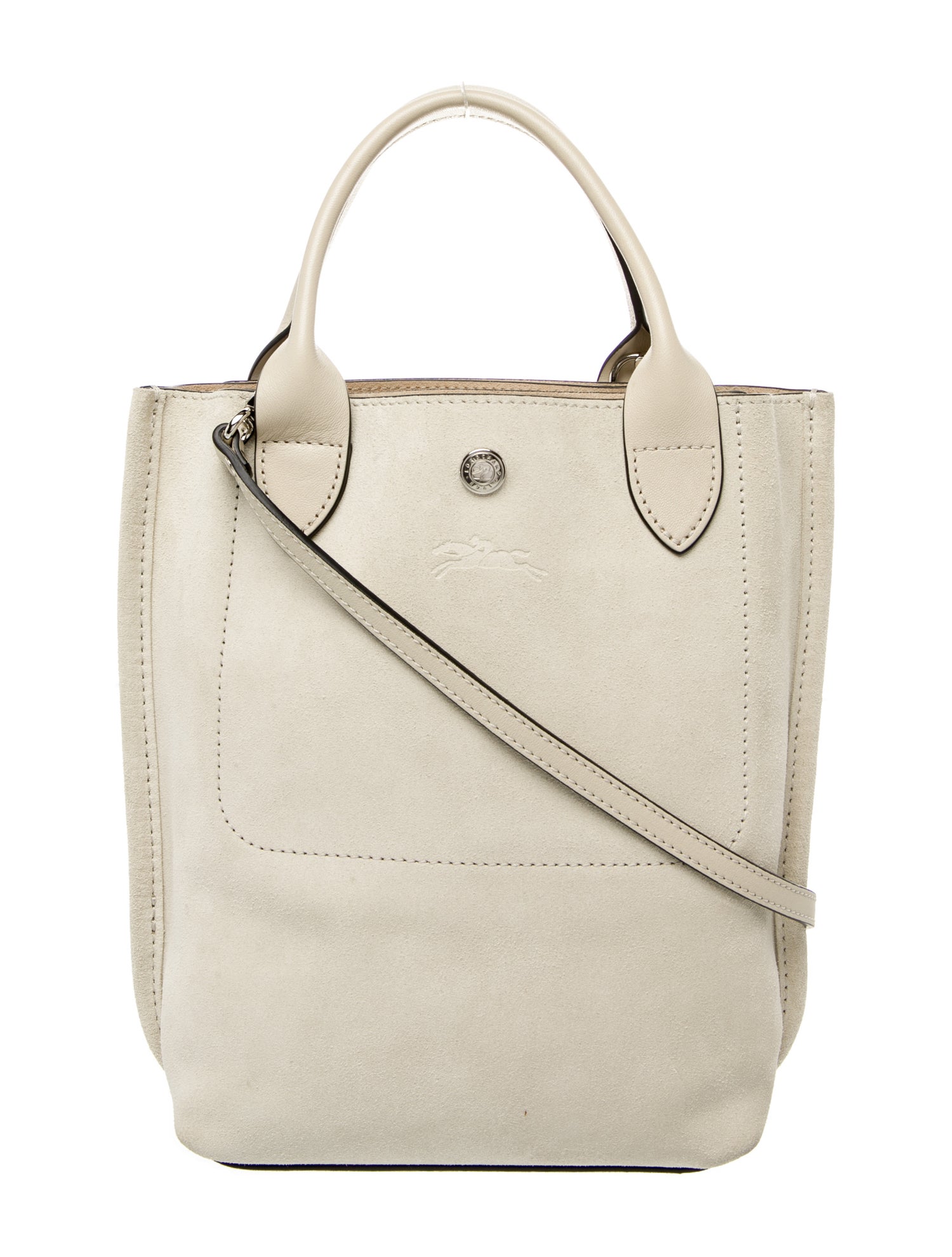 Longchamp Leather Top Handle Bag