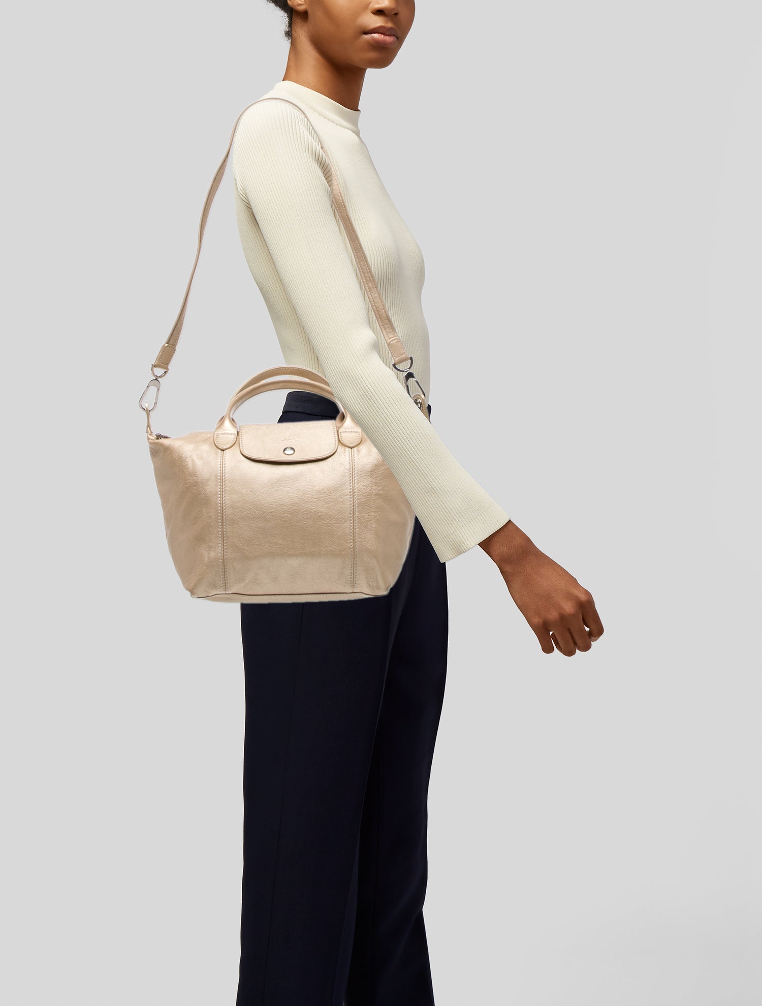 Longchamp Leather Shoulder Bag