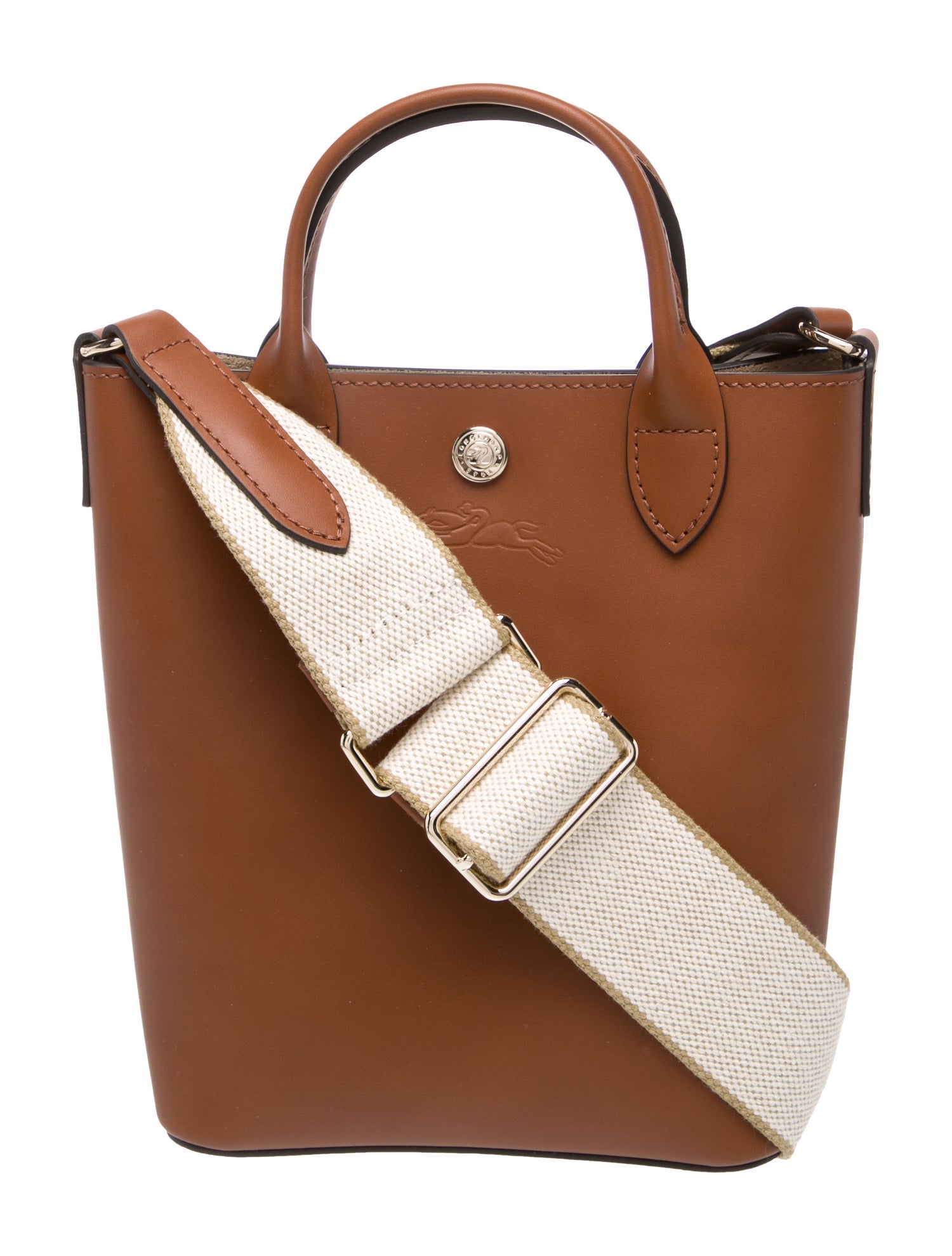 Longchamp Leather Top Handle Bag