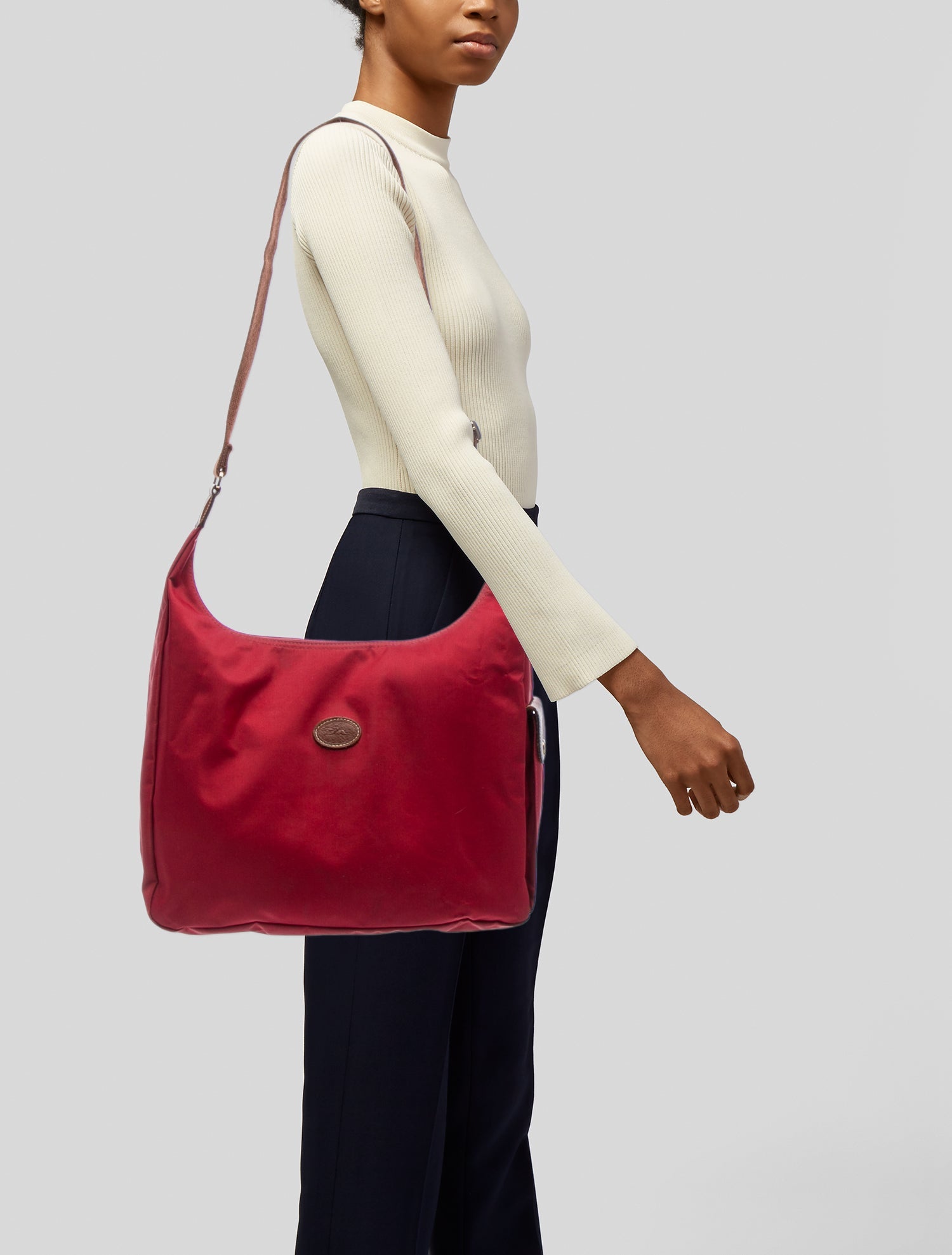 Longchamp Nylon Messenger Bag