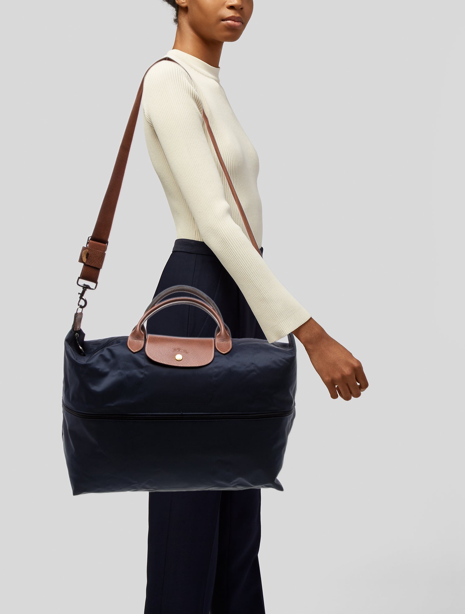 Longchamp Nylon Weekender Bag